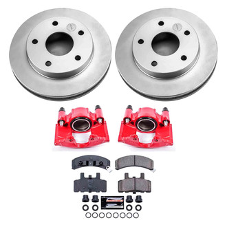 PowerStop® - Z23 Evolution Sport Plain Front Brake Kit with Calipers