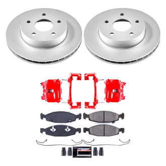 PowerStop® - Z23 Evolution Sport Plain Front Brake Kit with Calipers