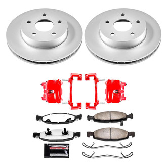 PowerStop® - Z36 Extreme Plain Front Brake Kit with Calipers