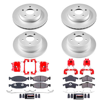 PowerStop® - Z23 Evolution Sport Plain Front and Rear Brake Kit with Calipers