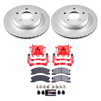 PowerStop® - Z23 Evolution Sport Plain Front Brake Kit with Calipers