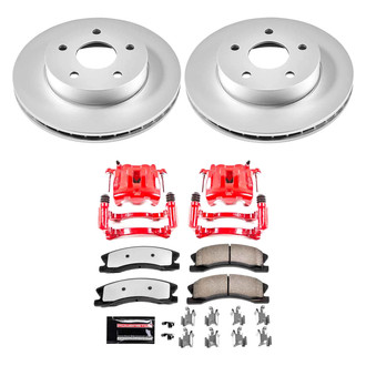 PowerStop® - Z36 Extreme Plain Front Brake Kit with Calipers