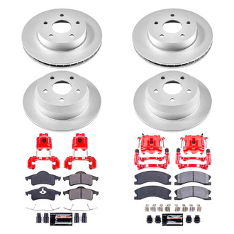 PowerStop® - Z23 Evolution Sport Plain Front and Rear Brake Kit with Calipers