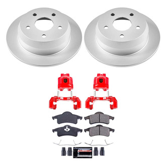 PowerStop® - Z23 Evolution Sport Plain Rear Brake Kit with Calipers