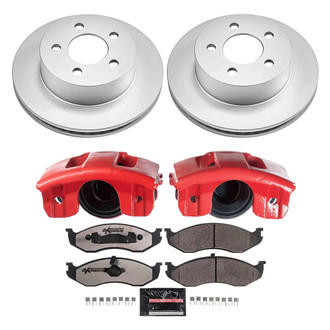 PowerStop® - Z36 Extreme Plain Front Brake Kit with Calipers