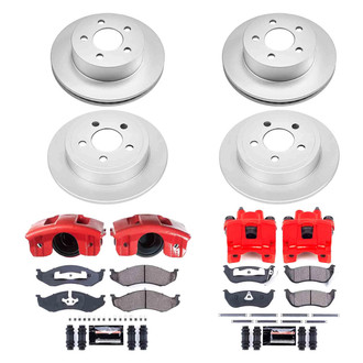 PowerStop® - Z23 Evolution Sport Plain Brake Kit with Calipers