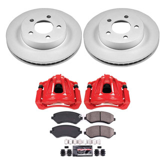 PowerStop® - Z23 Evolution Sport Plain Front Brake Kit with Calipers