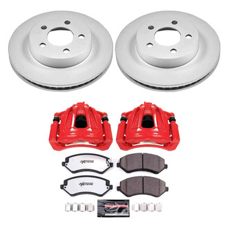 PowerStop® - Z36 Extreme Plain Front Brake Kit with Calipers