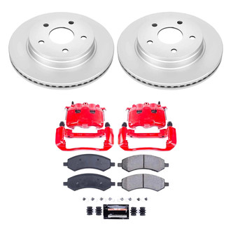 PowerStop® - Z23 Evolution Sport Plain Front Brake Kit with Calipers