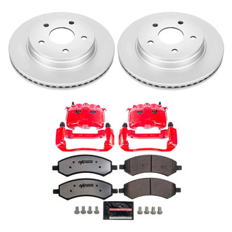 PowerStop® - Z36 Extreme Plain Front Brake Kit with Calipers