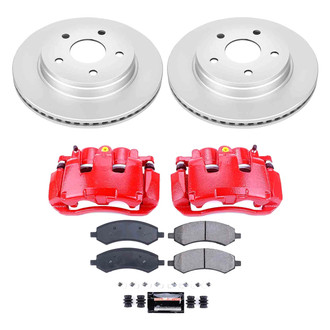 PowerStop® - Z23 Evolution Sport Plain Front Brake Kit with Calipers