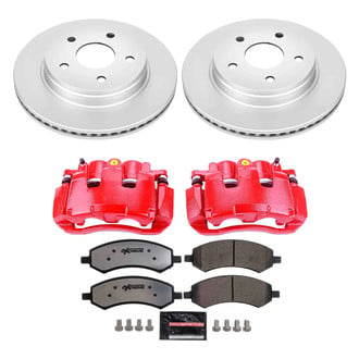 PowerStop® - Z36 Extreme Plain Front Brake Kit with Calipers