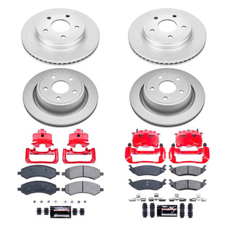 PowerStop® - Z23 Evolution Sport Plain Front and Rear Brake Kit with Calipers