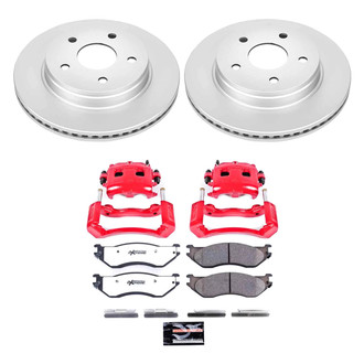 PowerStop® - Z36 Extreme Plain Front Brake Kit with Calipers