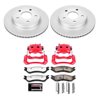 PowerStop® - Z36 Extreme Plain Front Brake Kit with Calipers