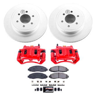 PowerStop® - Z23 Evolution Sport Plain Front Brake Kit with Calipers