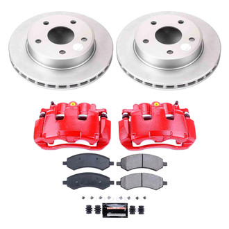 PowerStop® - Z23 Evolution Sport Plain Front Brake Kit with Calipers