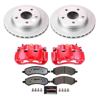 PowerStop® - Z36 Extreme Plain Front Brake Kit with Calipers