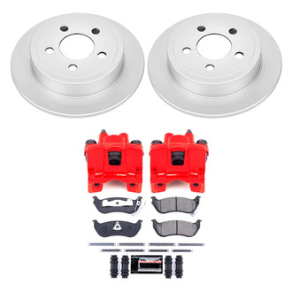PowerStop® - Z23 Evolution Sport Plain Rear Brake Kit with Calipers