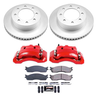 PowerStop® - Z23 Evolution Sport Plain Front Brake Kit with Calipers