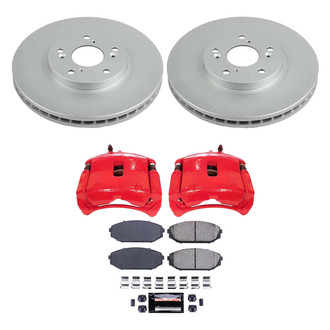 PowerStop® - Z23 Evolution Sport Plain Front Brake Kit with Calipers