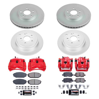 PowerStop® - Z23 Evolution Sport Plain Front and Rear Brake Kit with Calipers