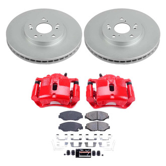 PowerStop® - Z23 Evolution Sport Plain Front Brake Kit with Calipers