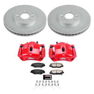 PowerStop® - Z36 Extreme Plain Front Brake Kit with Calipers