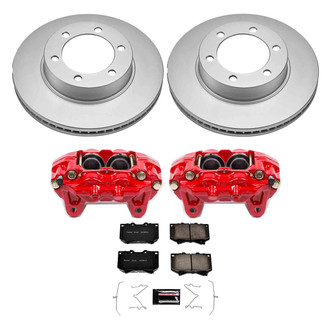PowerStop® - Z23 Evolution Sport Plain Front Brake Kit with Calipers