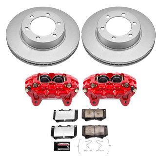 PowerStop® - Z36 Extreme Plain Front Brake Kit with Calipers