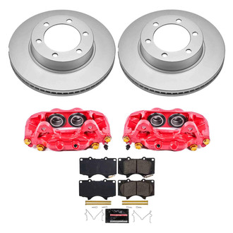 PowerStop® - Z23 Evolution Sport Plain Front Brake Kit with Calipers