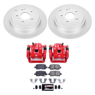 PowerStop® - Z23 Evolution Sport Plain Rear Brake Kit with Calipers