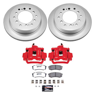 PowerStop® - Z36 Extreme Plain Rear Brake Kit with Calipers