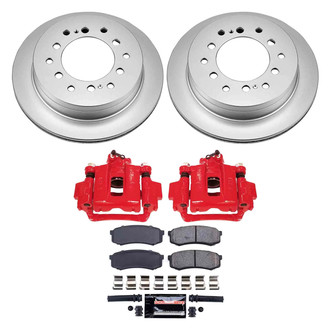 PowerStop® - Z23 Evolution Sport Plain Rear Brake Kit with Calipers