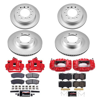 PowerStop® - Z23 Evolution Sport Plain Front and Rear Brake Kit with Calipers