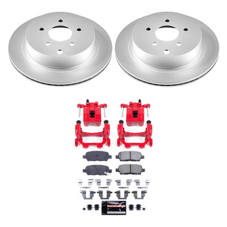 PowerStop® - Z23 Evolution Sport Plain Rear Brake Kit with Calipers