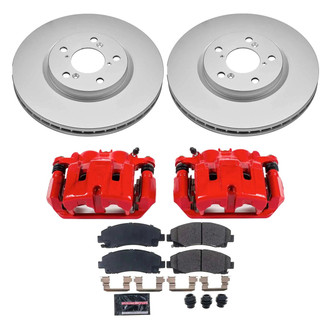 PowerStop® - Z23 Evolution Sport Plain Front Brake Kit with Calipers