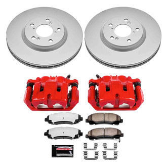 PowerStop® - Z36 Extreme Plain Front Brake Kit with Calipers