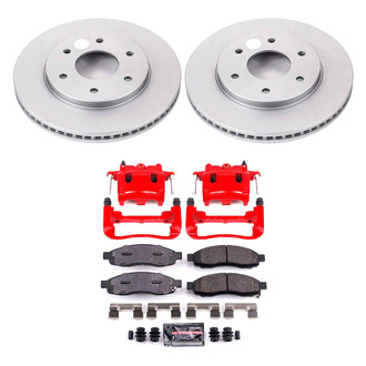 PowerStop® - Z23 Evolution Sport Plain Front Brake Kit with Calipers