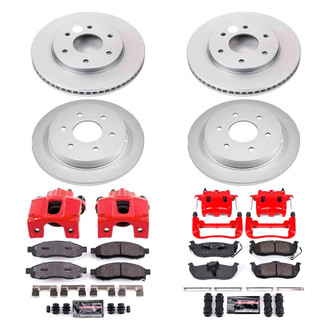 PowerStop® - Z23 Evolution Sport Plain Front and Rear Brake Kit with Calipers