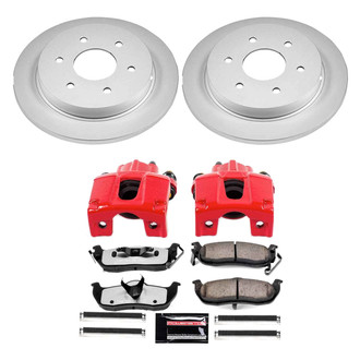 PowerStop® - Z36 Extreme Plain Rear Brake Kit with Calipers