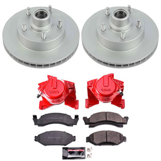 PowerStop® - Z23 Evolution Sport Plain Front Brake Kit with Calipers