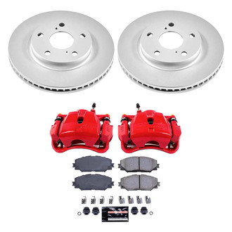 PowerStop® - Z23 Evolution Sport Plain Front Brake Kit with Calipers