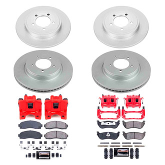 PowerStop® - Z23 Evolution Sport Plain Brake Kit with Calipers