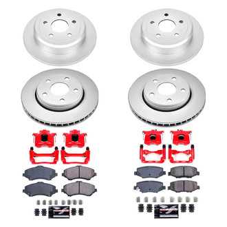 PowerStop® - Z23 Evolution Sport Plain Front and Rear Brake Kit with Calipers