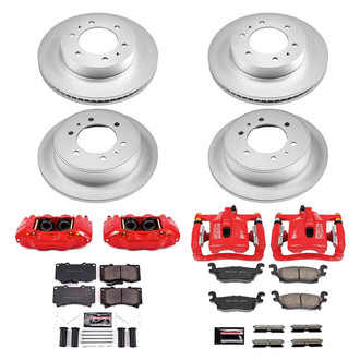 PowerStop® - Z23 Evolution Sport Plain Front and Rear Brake Kit with Calipers