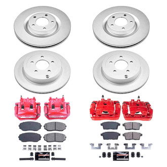 PowerStop® - Z23 Evolution Sport Plain Front and Rear Brake Kit with Calipers