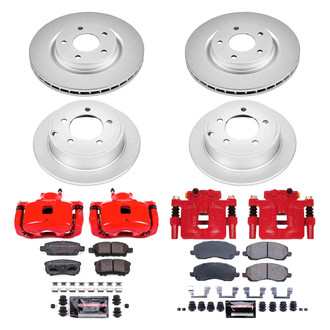 PowerStop® - Z23 Evolution Sport Plain Front and Rear Brake Kit with Calipers