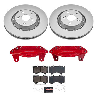 PowerStop® - Z23 Evolution Sport Plain Front Brake Kit with Calipers
