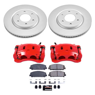 PowerStop® - Z23 Evolution Sport Plain Front Brake Kit with Calipers